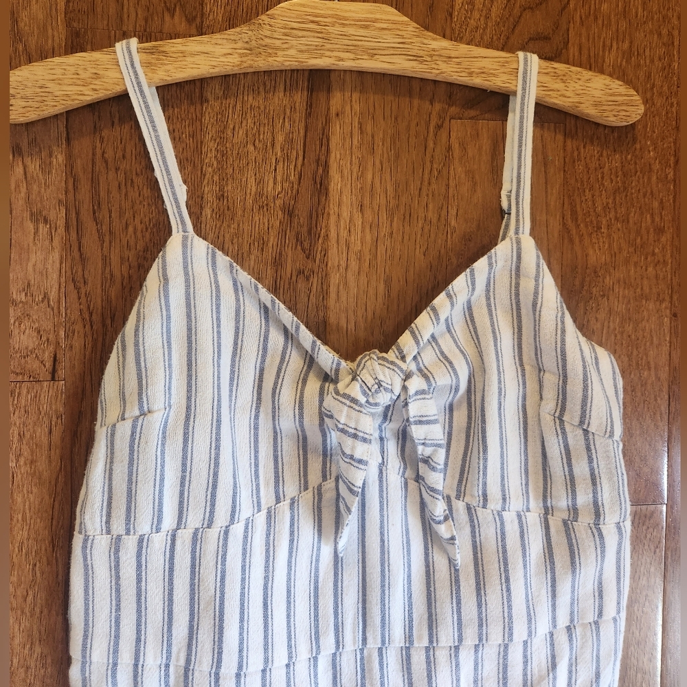 NWT Hollister striped dress white and blue size large - Picture 3 of 10